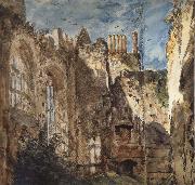 John Constable Cowdray House:The Ruins 14 Septembr 1834 oil painting